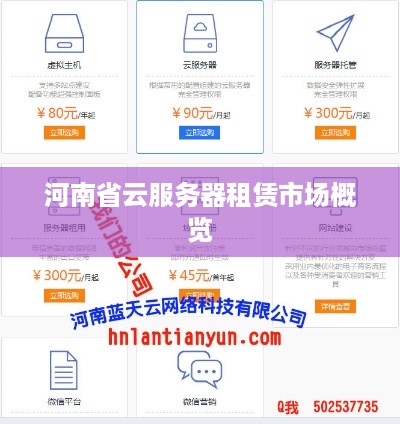 河南省云服务器租赁市场概览