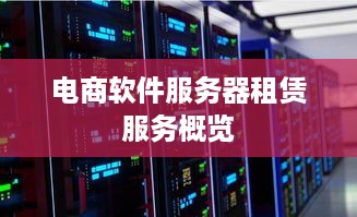 电商软件服务器租赁服务概览