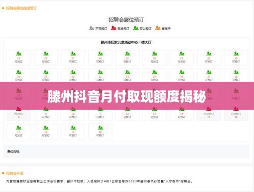 滕州抖音月付取现额度揭秘