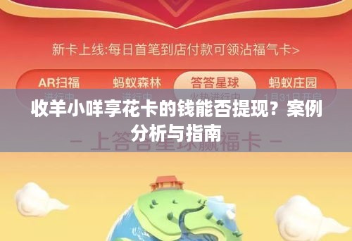 收羊小咩享花卡的钱能否提现？案例分析与指南