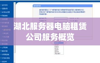 湖北服务器电脑租赁公司服务概览