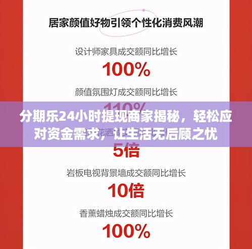 分期乐24小时提现商家揭秘，轻松应对资金需求，让生活无后顾之忧