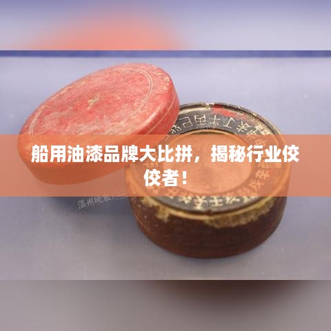 船用油漆品牌大比拼，揭秘行业佼佼者！