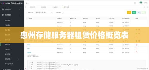 惠州存储服务器租赁价格概览表