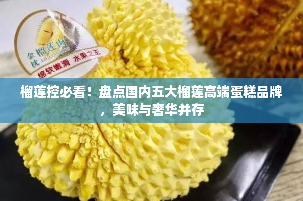 榴莲控必看！盘点国内五大榴莲高端蛋糕品牌，美味与奢华并存