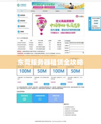 东莞服务器租赁全攻略