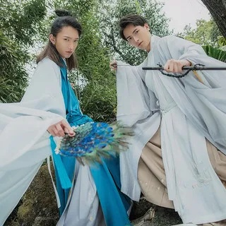 男士羽毛衣汉服推荐，时尚与传统的完美融合