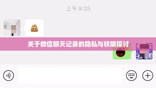 关于微信聊天记录的隐私与权限探讨