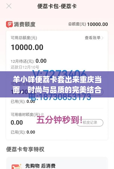 羊小咩便荔卡套出来重庆当面，时尚与品质的完美结合
羊小咩便荔卡亮相重庆，时尚与品质双双闪耀