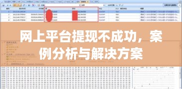 网上平台提现不成功，案例分析与解决方案