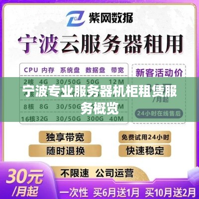 宁波专业服务器机柜租赁服务概览