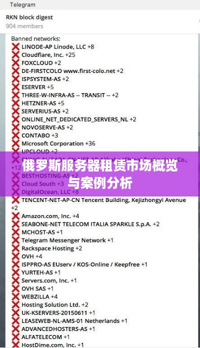 俄罗斯服务器租赁市场概览与案例分析