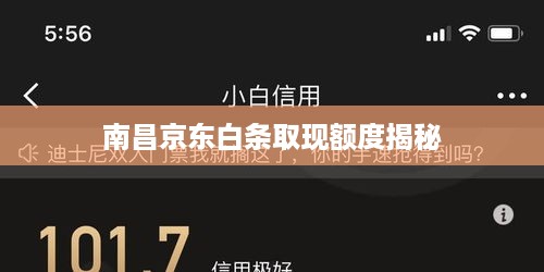 南昌京东白条取现额度揭秘