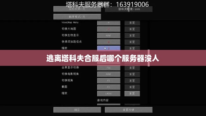 逃离塔科夫合服后哪个服务器没人