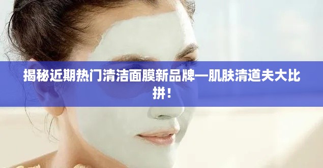揭秘近期热门清洁面膜新品牌—肌肤清道夫大比拼！