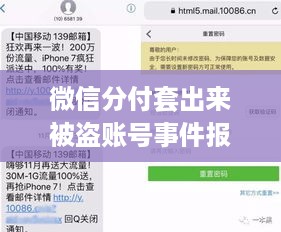 微信分付套出来被盗账号事件报告
微信分付套出来被盗账号案例分析