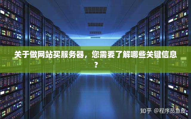 关于做网站买服务器，您需要了解哪些关键信息？