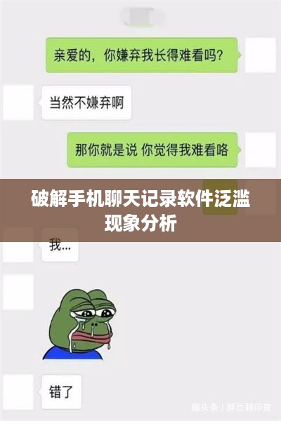 破解手机聊天记录软件泛滥现象分析