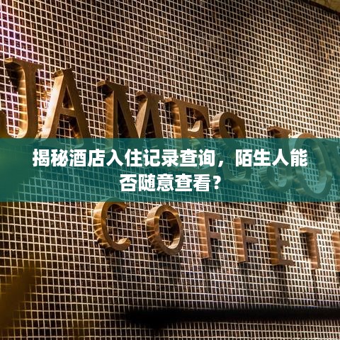 揭秘酒店入住记录查询，陌生人能否随意查看？