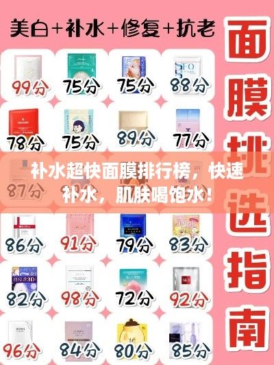 补水超快面膜排行榜，快速补水，肌肤喝饱水！