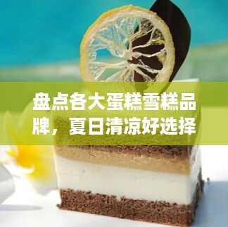 盘点各大蛋糕雪糕品牌，夏日清凉好选择！