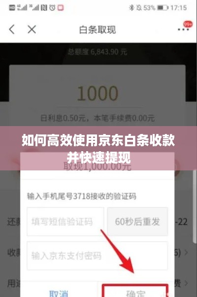 如何高效使用京东白条收款并快速提现