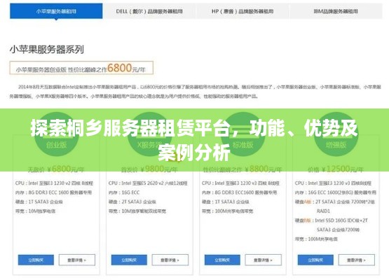 探索桐乡服务器租赁平台，功能、优势及案例分析