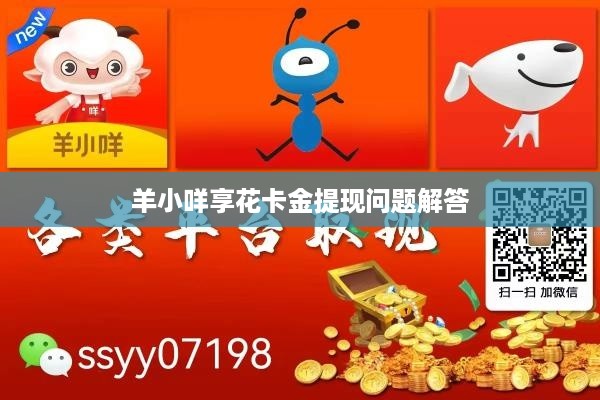 羊小咩享花卡金提现问题解答