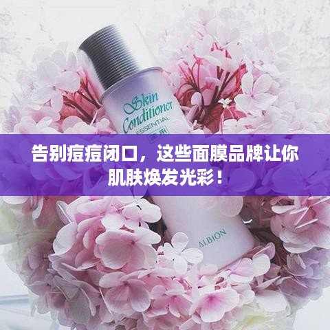 告别痘痘闭口，这些面膜品牌让你肌肤焕发光彩！