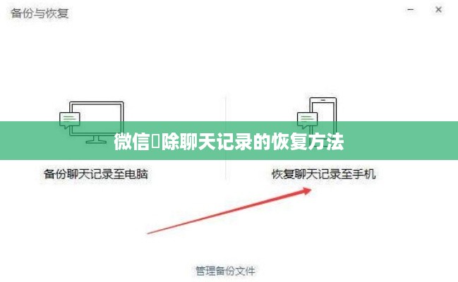 微信刪除聊天记录的恢复方法