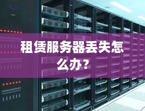 租赁服务器丢失怎么办？