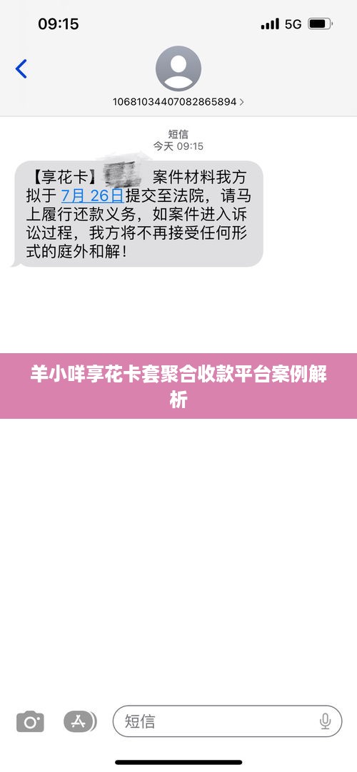 羊小咩享花卡套聚合收款平台案例解析