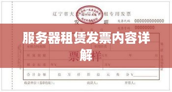 服务器租赁发票内容详解