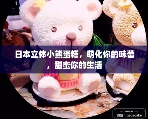 日本立体小熊蛋糕，萌化你的味蕾，甜蜜你的生活