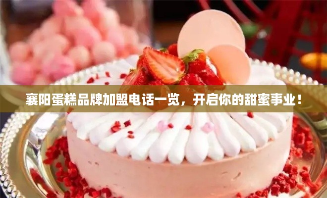 襄阳蛋糕品牌加盟电话一览，开启你的甜蜜事业！