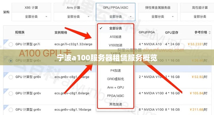 宁波a100服务器租赁服务概览