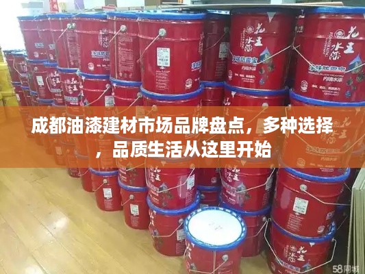 成都油漆建材市场品牌盘点，多种选择，品质生活从这里开始