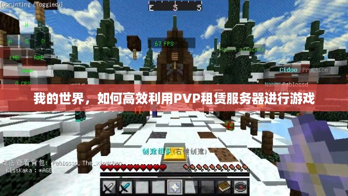 我的世界，如何高效利用PVP租赁服务器进行游戏