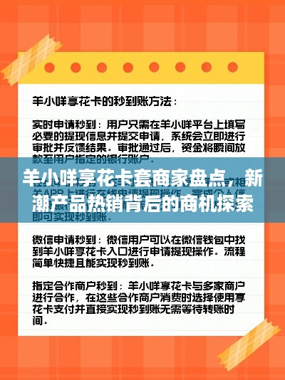 羊小咩享花卡套商家盘点，新潮产品热销背后的商机探索