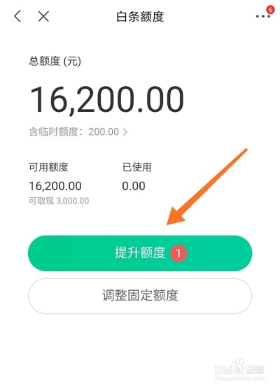 网上如何快速提升白条提现额度