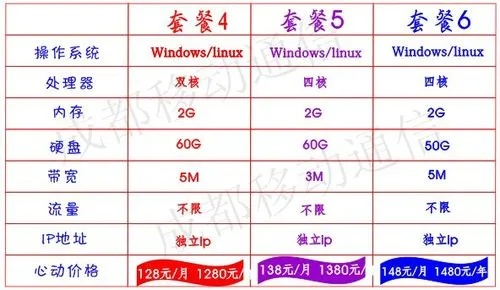 成都终端服务器租赁费用全解析