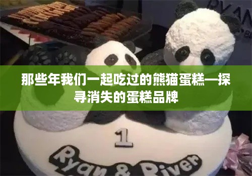 那些年我们一起吃过的熊猫蛋糕—探寻消失的蛋糕品牌