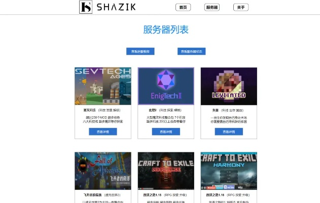 国际版Minecraft服务器租赁服务概览