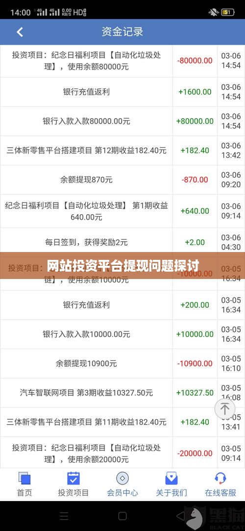 网站投资平台提现问题探讨
