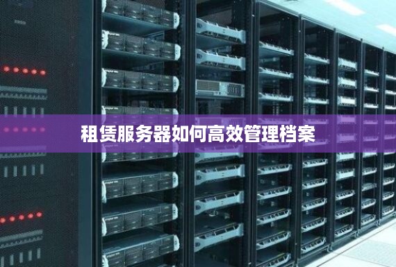 租赁服务器如何高效管理档案