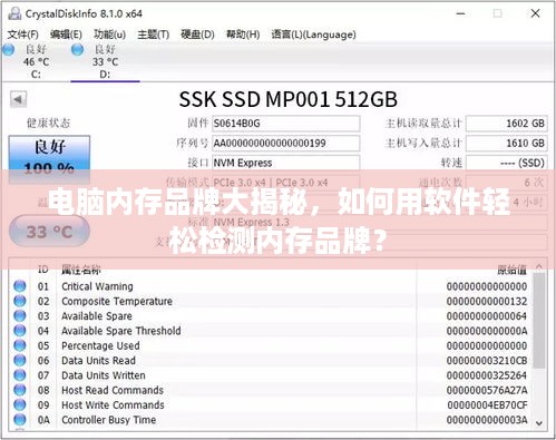 电脑内存品牌大揭秘，如何用软件轻松检测内存品牌？