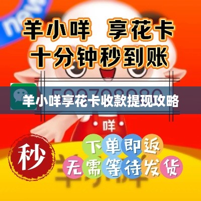 羊小咩享花卡收款提现攻略