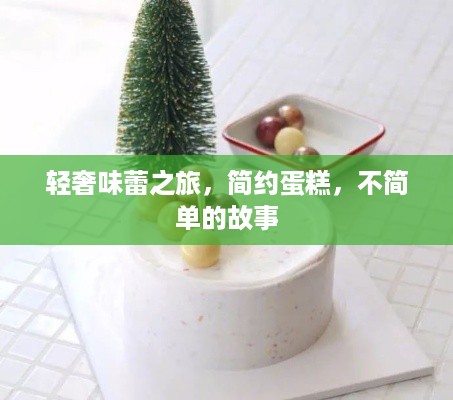 轻奢味蕾之旅，简约蛋糕，不简单的故事