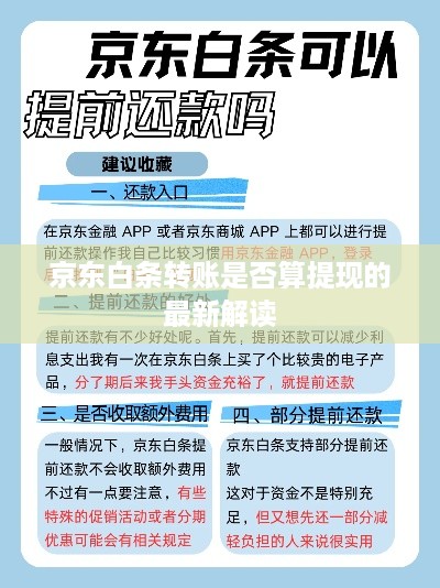 京东白条转账是否算提现的最新解读