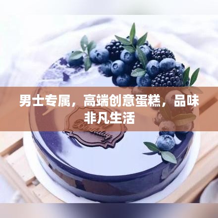 男士专属，高端创意蛋糕，品味非凡生活